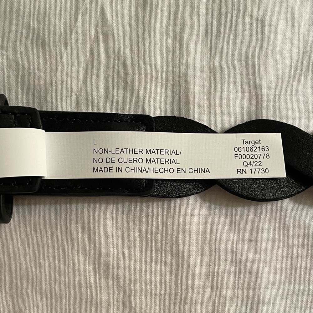 Universal Thread Black Rope Belt Size L - Picture 9 of 9